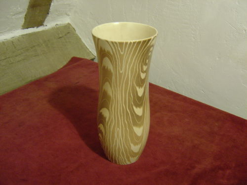 Beswick wood effect vase 1654 Designed by Albert Hallam. c1952